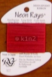 N22 Crimson Neon Rays by Rainbow Gallery-NR022