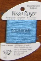 N66 Wedgewood Blue Neon Rays by Rainbow Gallery-NR066