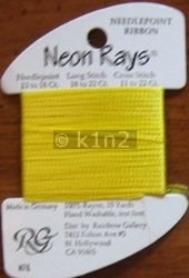 N76 Bright Yellow Neon Rays by Rainbow Gallery-NR076