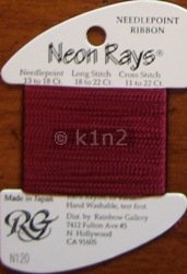 N120 Merlot Neon Rays by Rainbow Gallery-NR120