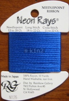 N125 Dark Delft Blue Neon Rays by Rainbow Gallery-NR125
