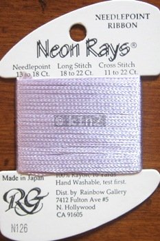 N126 Lilac Neon Rays by Rainbow Gallery-NR126