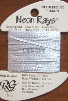 N131 Pale Iris Neon Rays by Rainbow Gallery-NR131
