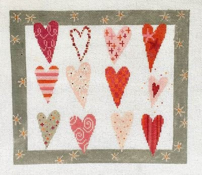 PIP P-NI-D-16-13 HEARTS DOZENS by Pippin Studios