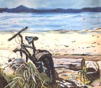 PIP JTP 002 BIKE ON BEACH by Pippin Studios