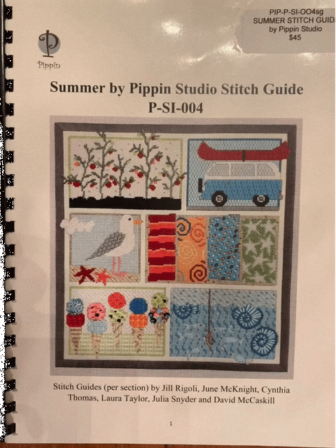 SUMMER SAMPLER STITCH GUIDE by Pippin Studios PIP P-SI004sg 