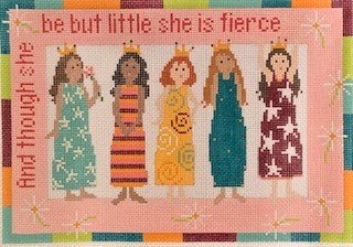 PIP P-F027 5  PRINCESSES - AND THOUGH SHE BE BUT FIERCE by Pippin Studios