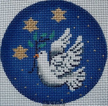 PM11487 Dove Star Ornament by Patti Mann
