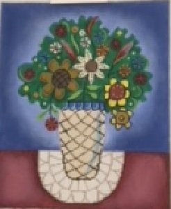 PM11716 Vase of Flowers by Patti Mann