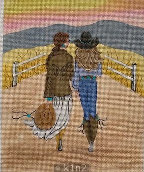 PM20058 COWGIRLS ON THE RANCH by Patti Mann