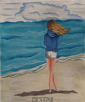 GIRL ON THE BEACH by Patti Mann Stitch Guide PM20079sg