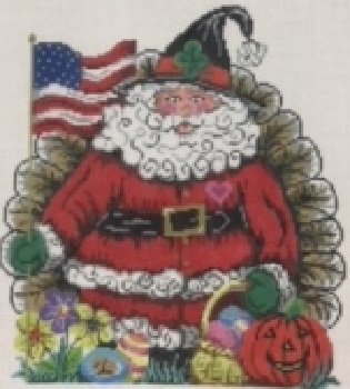 PM6242 All Holidays Santa by Patti Mann