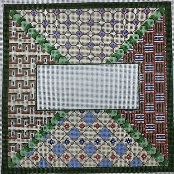 PM7599 EARTHTONES GEOMETRIC TEFILLIN by Patti Mann