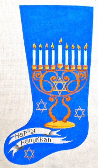 PM11321 HAPPY HANUKKAH STOCKING by Patti Mann