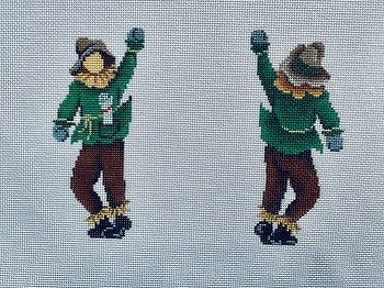 PM9919 Scarecrow Boy 2-sided Ornament by Patti Mann