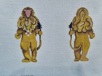 PM9921 Cowardly Lion Boy 2-sided Ornament by Patti Mann