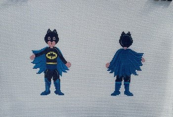 PM9922 Batman Boy Standup 2-sided Ornament by Patti Mann