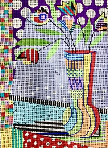 STRIPED VASE by Penny McLeod Stitch Guide - PMcL491sg
