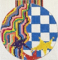 PMcL 203 ROUND ORNAMENT 3.5" by Penny McLeod