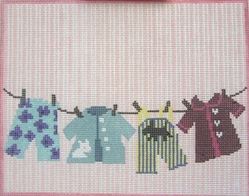PPC20-LITTLE GIRL'S BIRTH ANNOUNCEMENT by Patty Paints