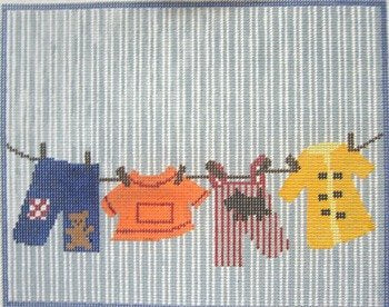 ACOD C21 Little Boy Laundry Line by Patty Paints