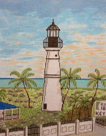 PPD7104 KEY WEST LIGHTHOUSE by Purple Palm Designs