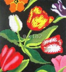 PPLP450-TULIPS PURSE by Patty Paints