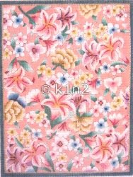 PRDR880-PINK RED LILY PURSE FLAP by Princely