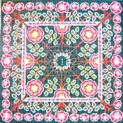 PRLP203-PINK and GREEN FLORAL by Princely