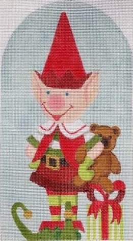 RCHO1260-RED ELF with TEDDY by Ray Crawford