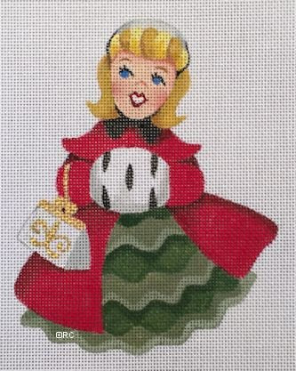 RCHO1390-CHRISTMAS GIRL 3 by Ray Crawford