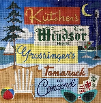 REMEMBER THE CATSKILLS by Raymond Crawford RCHO1971sg Stitch Guide