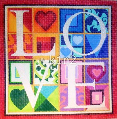 LARGE LOVE by Raymond Crawford STITCH GUIDE RCHO207sg