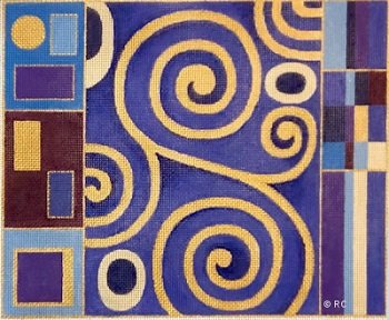 RCHO2087-BLUE KLIMT TALLIS BAG by Ray Crawford