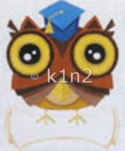 RCHO280-GRADUATE OWL by Ray Crawford