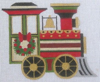 RCHO432-CHRISTMAS TRAIN ENGINE by Ray Crawford