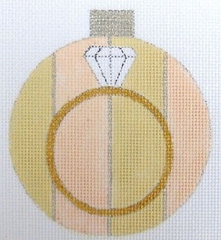 RCHO655-WEDDING RING ORNAMENT by Ray Crawford