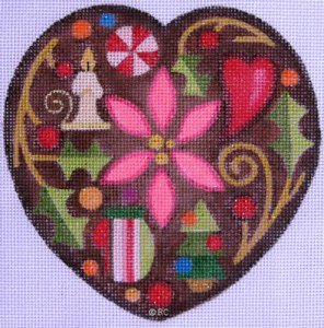 RCHO734-GINGERBREAD HEART by Ray Crawford