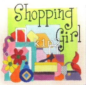 RCQT67-Shopping Girl by Ray Crawford