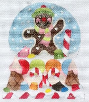 RCSG03-CANDYLAND SNOW GLOBE by Ray Crawford