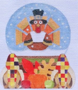 RCSG04-THANKSGIVING SNOWGLOBE by Ray Crawford