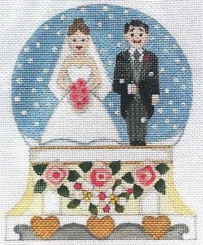 RCSG05-WEDDING SNOW GLOBE by Ray Crawford