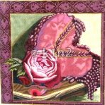 Heart with Rose by Diane Dirks RDD111