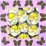 Pansy with Butterflies by Rishfeld Designs RDSE007