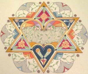 Hearts and Roses by Adam Rhine for Rishfeld Designs-RISHAR107