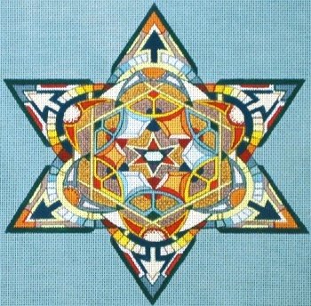 Mitzvot Star Tallis II by Adam Rhine for Rishfeld Designs RISHAR121