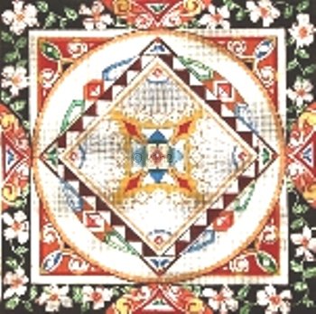 Garden of Eden Challah Cover or Picture by Rishfeld-RISHAR142