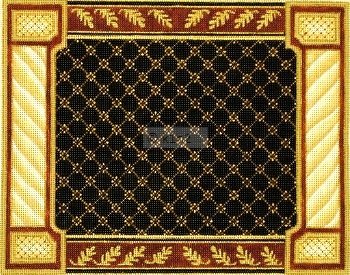 Black w Border Tallis Bag Judaica by Rishfeld-RISHJJ101