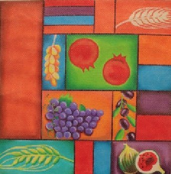 Seven Species Challah Cover by Rishfeld-RISHLB111