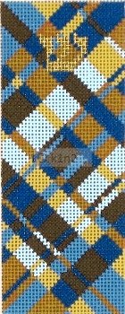 Plaid Mezuzah Judaica by Rishfeld-RISHP165